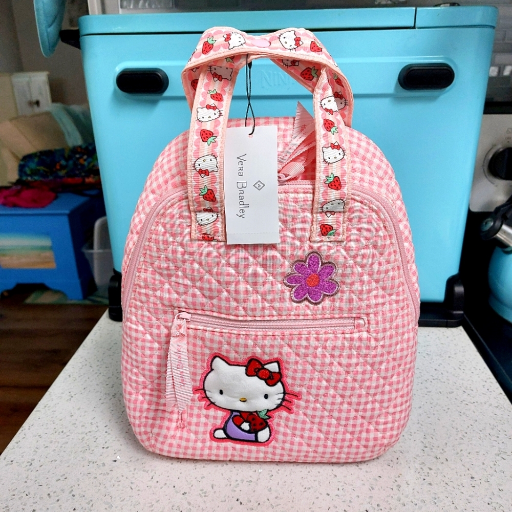 Vera Bradley Hello Kitty kids totepack NWT